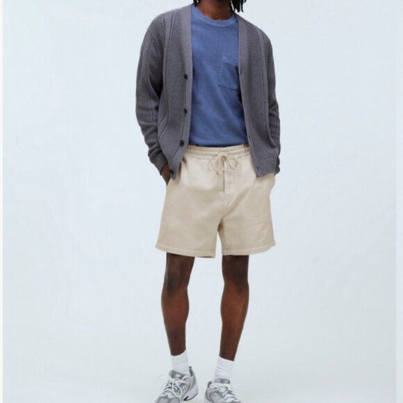 Madewell The McCarren Midweight Everywear Short – Size Medium – Bleached Canvas - Picture 1 of 6